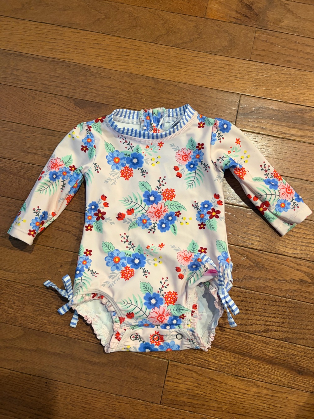 Ruffle Butts Swimsuit in Floral 6M NWT